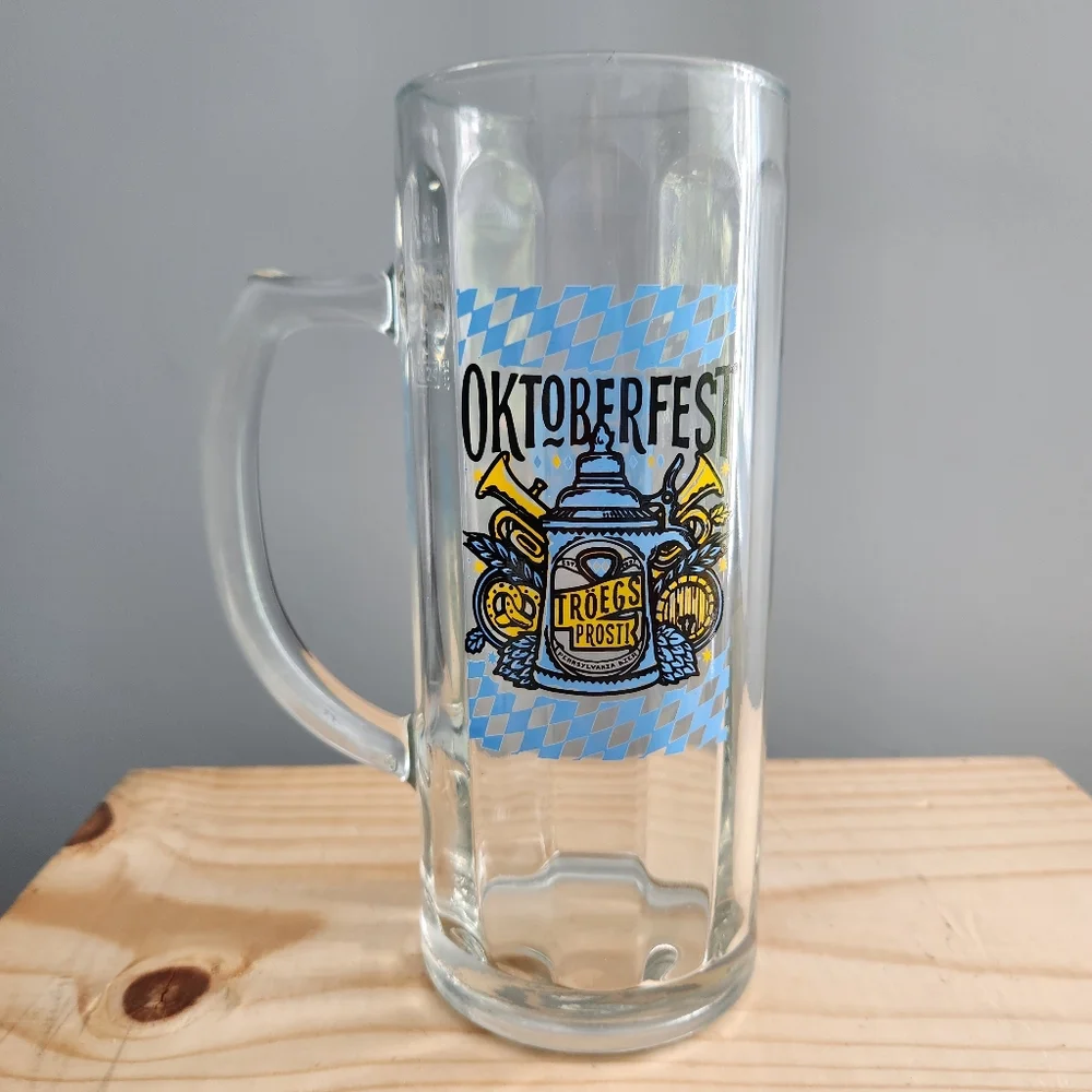 Troegs Oktoberfest Glass Beer Mug Stein